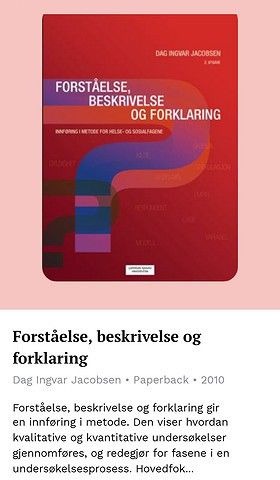 Forståelse beskrivelse og forklaring,