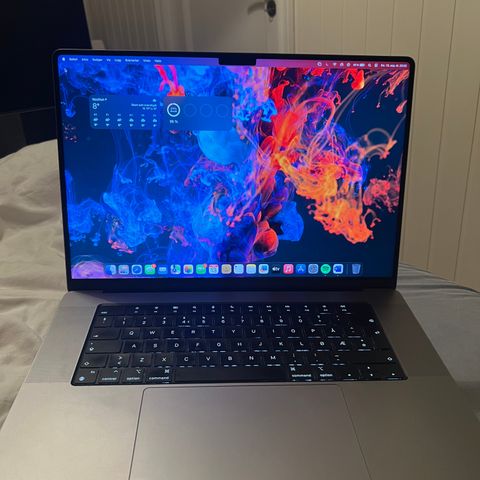 Strøken MacBook Pro 16" M1 Pro 1TB SSD