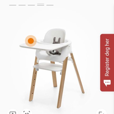 Stokke steps barnestol