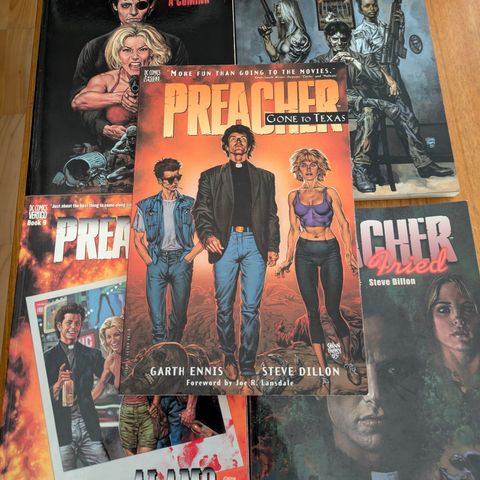 Preacher book 1, 5, 7, 8 og 9