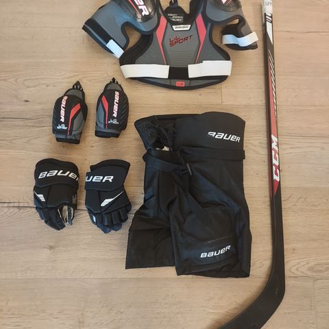 Hockeyutstyr fra 7år