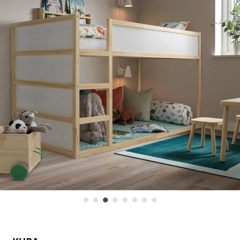 Vendbar seng fra Ikea