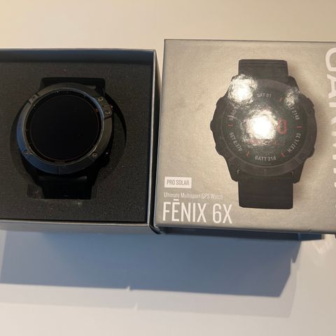 Garmin Fenix 6X Pro Solar Carbon Gray