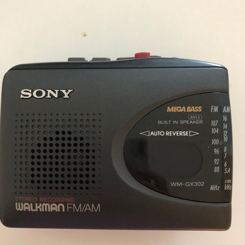 Walkman radio/ kastet spillere