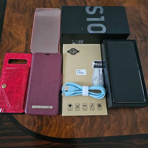 Samsung galaxy  s10  med 128 gb minne.