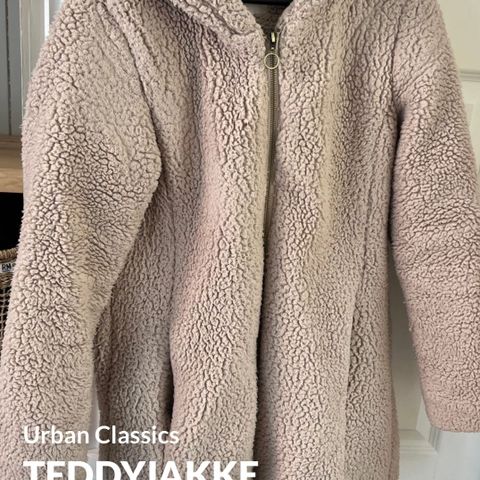 Beige teddyjakke dame