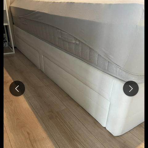 2x Ikea Arnö seng med oppbevaring 90x200cm