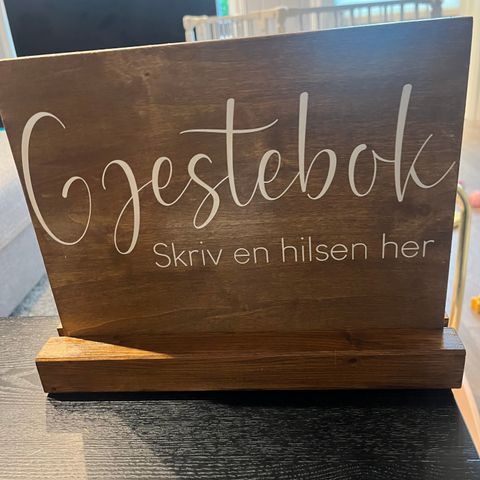 Gjestebok skilt