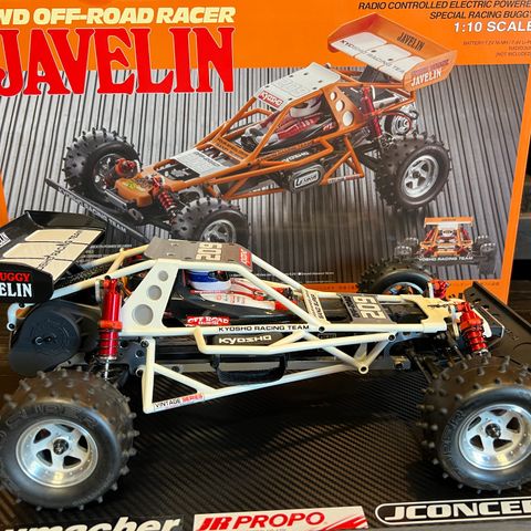 Kyosho Javelin Re-release m/Hobbywing combo, YR upgrades m.m.