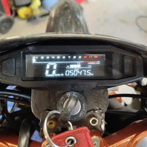 Moped speedometer