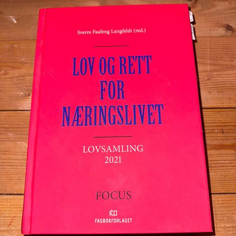 Lov og rett for næringslivet