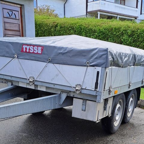 Tysse kvalitets tilhenger 2000kg 2020 modell.