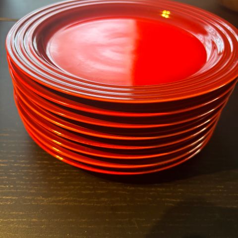 Le Creuset tallerken 22 cm cerise