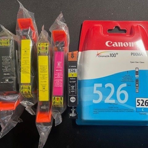 Billige blekk patroner 525/526 til Canon printer