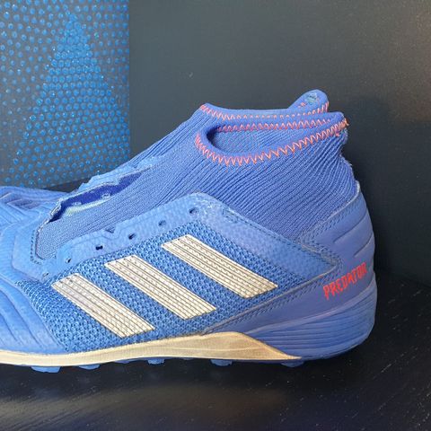 Adidas Predator Tango 19.3 TF fotballsko str. 42 Blå/Sølv