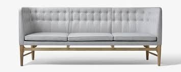 Arne Jacobsen Mayor AJ5, 3 seter sofa i lys grå