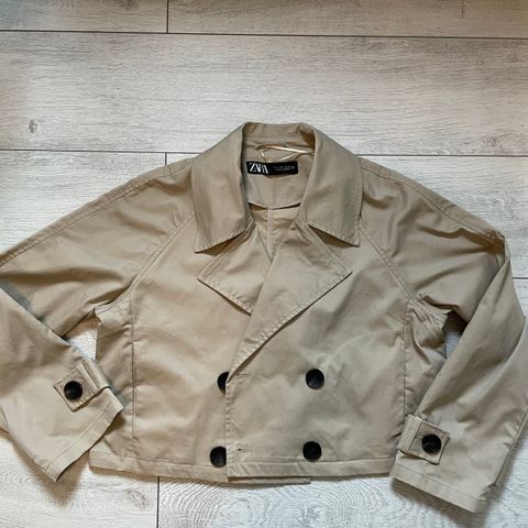 Zara cropped trench