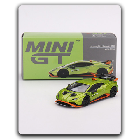 Mini GT 1:64 Lamborghini Huracán STO Verde Citrea, MGT00547