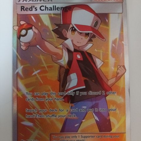 Red`s Challenge pokemon kort