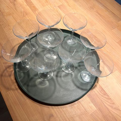 9 stk Martini-glass fra Ikea