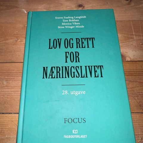 Lov og rett for næringslivet 28. utgave