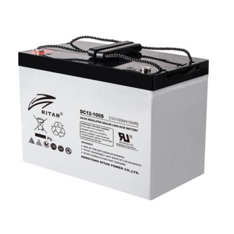 AGM Solcelle batteri 100 Ah (C10)