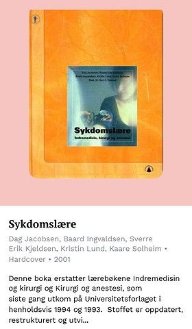 Sykdomslære .