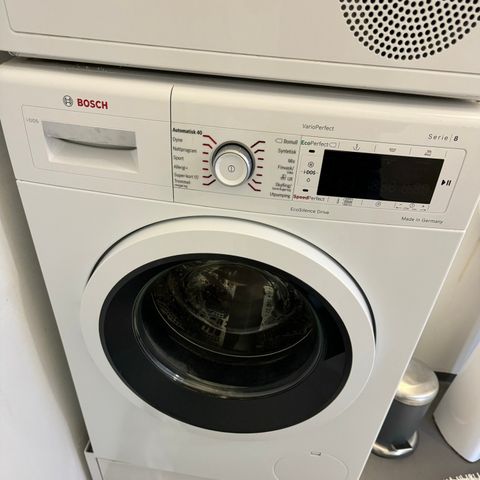 Bosch 8 serie vaskemaskin