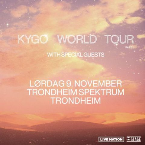 Billett til Kygo i Trondheim, 09.11.24