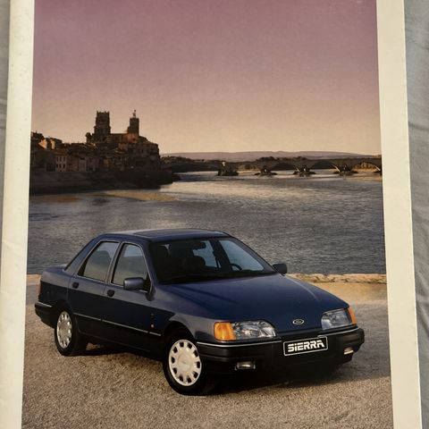 1990 Ford Sierra bilbrosjyre