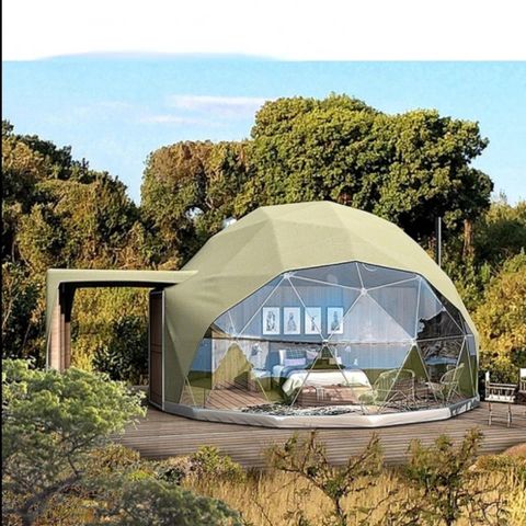 Glamping dome telt