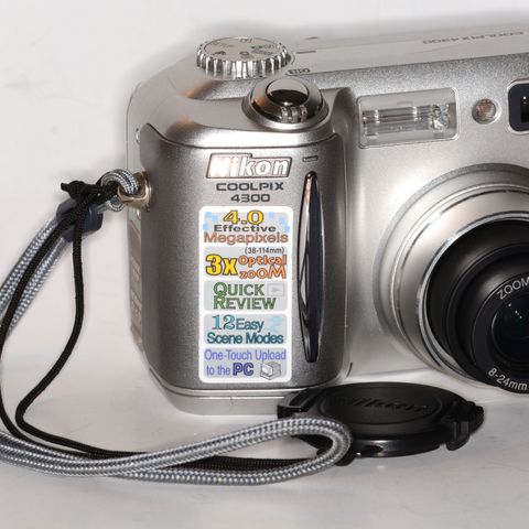 Digitalt kamera Nikon Coolpix 4300 – 4MP, 3 x Optisk zoom