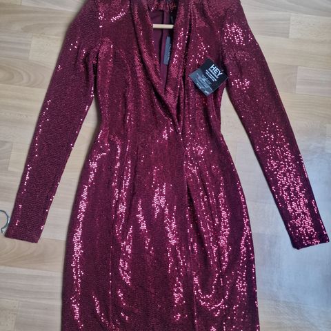 Sequin blazer dress i XS