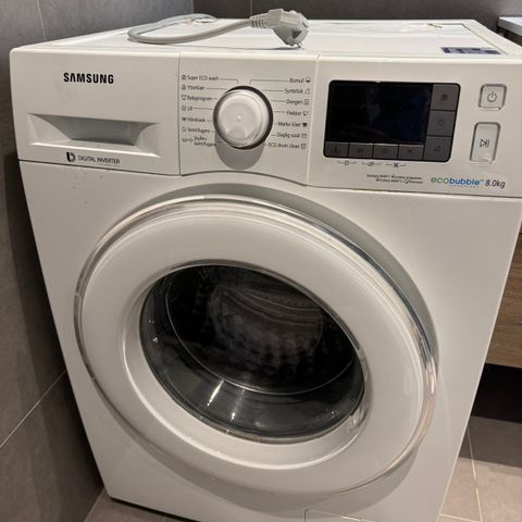 Samsung EcoBubble 8 kg vaskemaskin