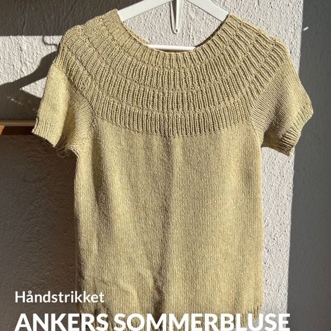 Ankers sommerbluse fra PetiteKnit