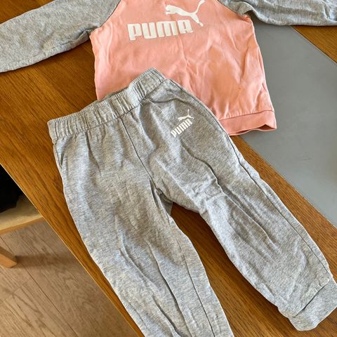 Puma joggedress str 98 til jente selges