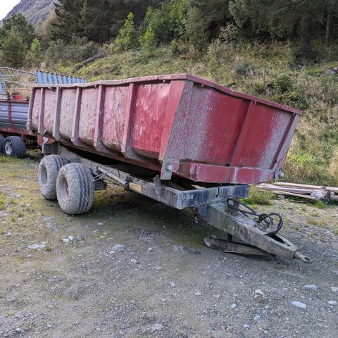 ZESAM henger massetransport / lett dumperhenger 10 ton nyttelast