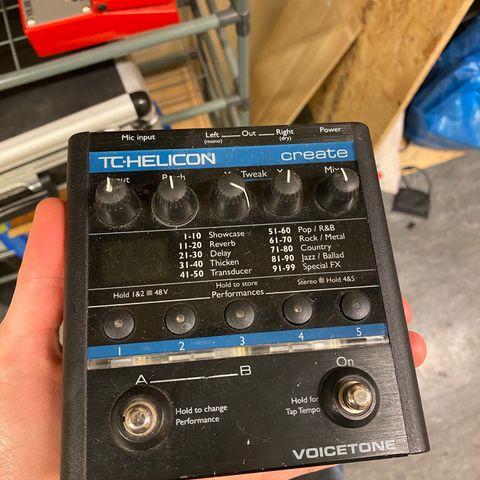 TC Helicon CREATE vokaleffekt