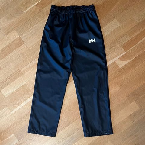 Helly Hansen regnbukse, som ny, str 152/12år