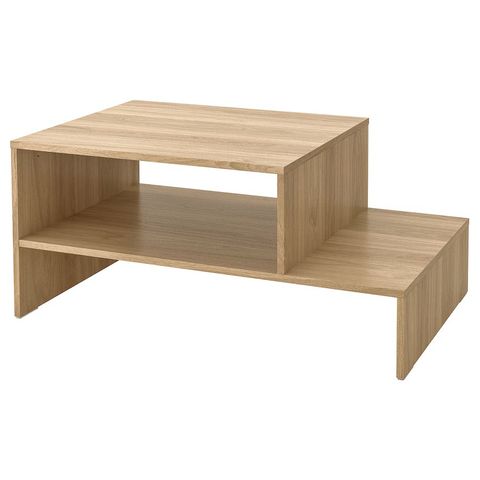 IKEA HOLMERUD sofabord, eikemønstret, 90x55 cm