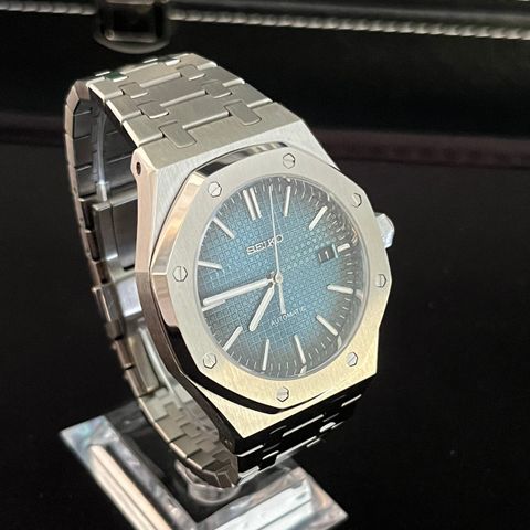 Seiko Royal Oak Mod «blue sunburst»