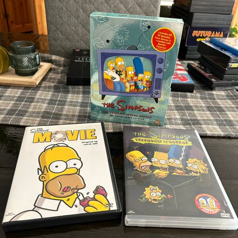 The Simpsons - 3 dvd’er - selges samlet