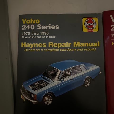 Haynes Volvo Bøker og instruksjonsbok