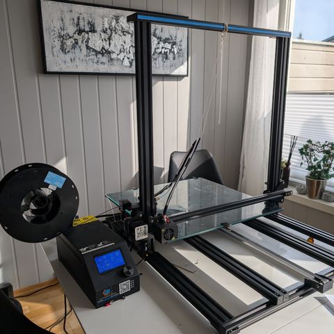 Creality CR10 S5 3D printer 500mm x 500mm byggeplate