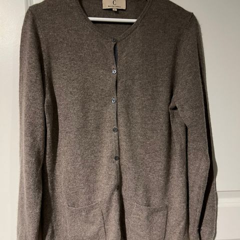 Cashmere strikkejakke