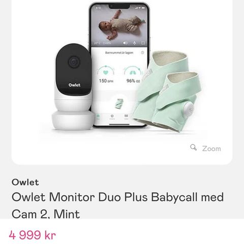 Owlet monitor duo og kamera