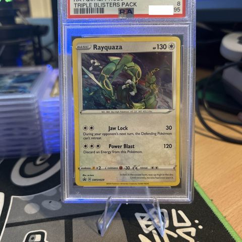 Rayquaza #SWSH029 Pokemon Promo PSA 8