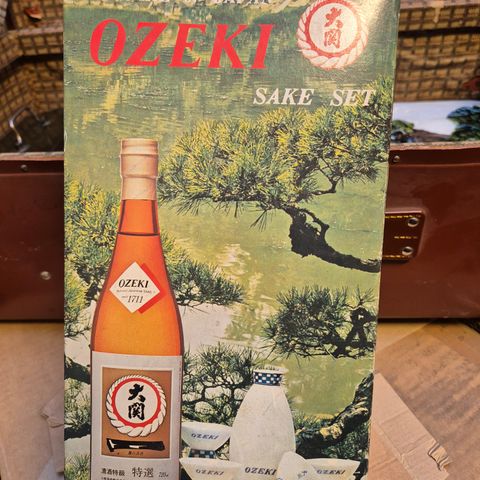 Japansk Sake-sett fra 80-tallet