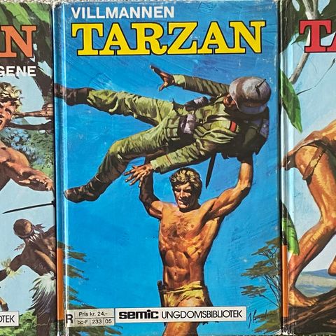 3 Tarzan-bøker