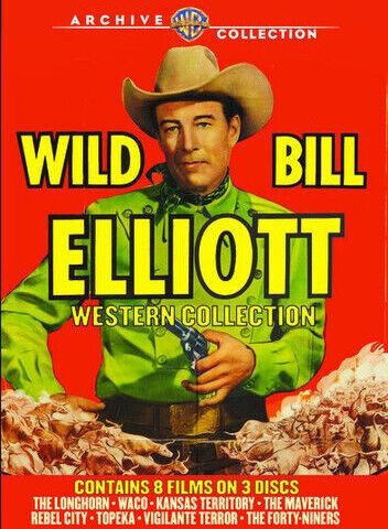 WESTERN BONANZA Wild Bill Elliott Western Collection 3-Disc DVD Set Films